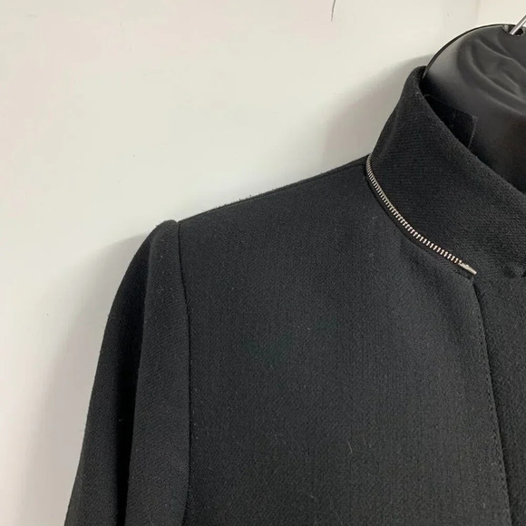 Zara Women's Trafaluc Covered Zip Mock Neck Long Sleeve Size M - Picture 3 of 13